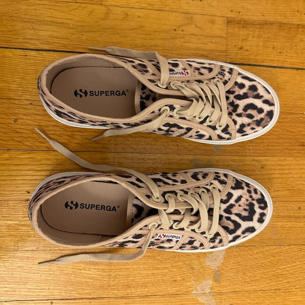 Superga Leopard print size 40 EU/9W US